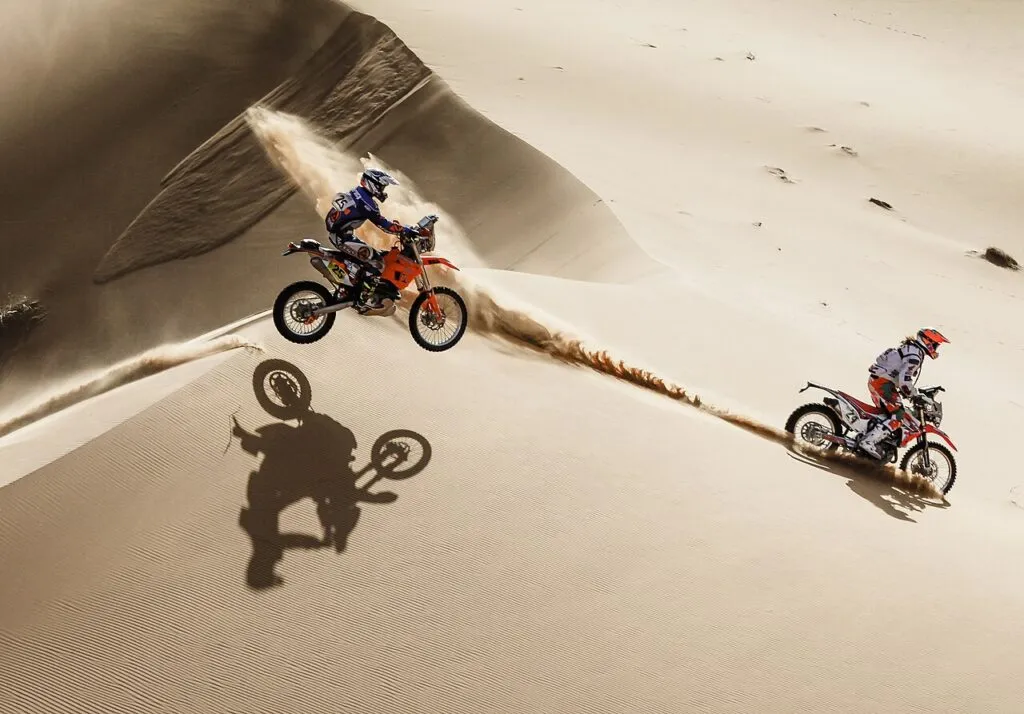 Is morocco desert tour safe — Road through the Moroccan desert used by private tour vehicles