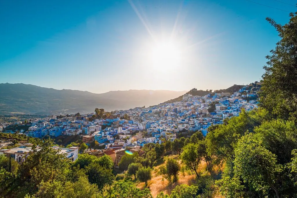 Qué ver en chefchaouen — Callejón azul de la medina de Chefchaouen